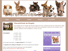 Tablet Screenshot of dierenkliniekdesingels.nl